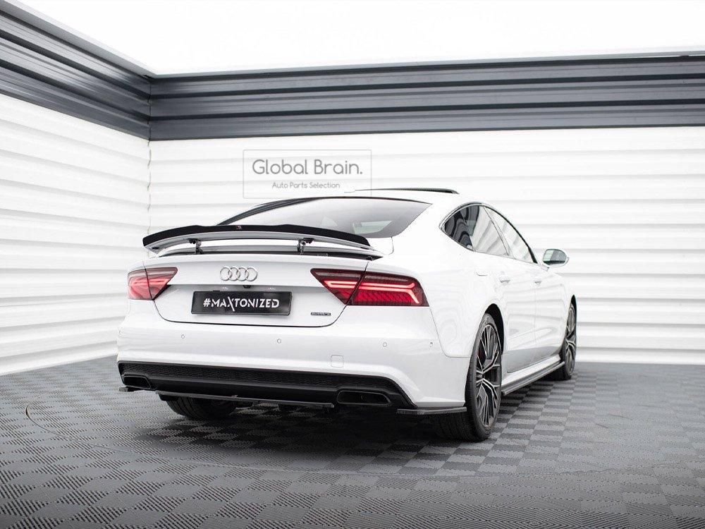 ☆送料込☆ほぼ未使用☆マクストン リアバランス カーボンルック アウディ S3 アウディ A7 Sライン S7 後期 リア トランク スポイラー maxton