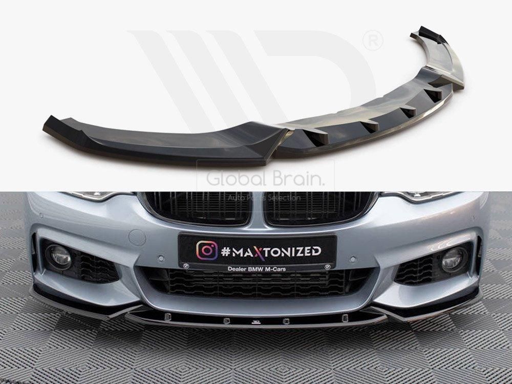 BMW F32 F33 F36 Mスポーツ フロントリップスポイラー カーボン調 BMW F32 F33 F36 Mスポーツ フロントリップスポイラー
