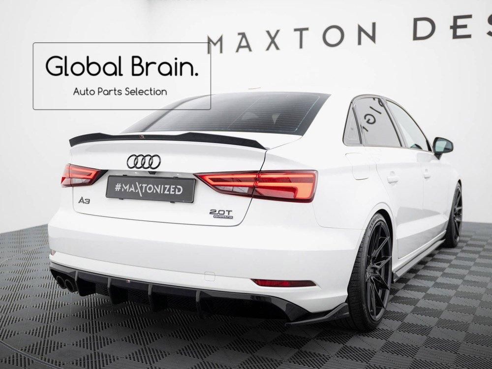 ☆送料込☆ほぼ未使用☆マクストン リアバランス カーボンルック アウディ S3 Audi アウディ SQ5 スポーツバック リア トランク スポイラー
