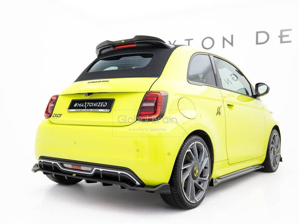 アバルト 500e カブリオレ リア ルーフ スポイラー maxton