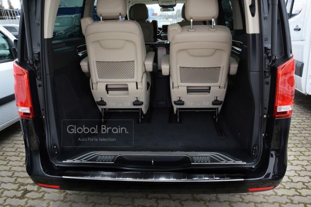 メルセデスベンツ Vクラス W447 リア バンパー プロテクター