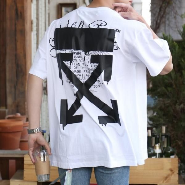 Dripping Arrows S S Over Tee オーバーサイズ ホワイト Tシャツ オフホワイト Off Whiteの通販店舗 オフホワイトファン Dripping Arrows S S Over Tee オーバーサイズ ホワイト Tシャツ オフホワイト Off Whiteの通販店舗 オフホワイトファン