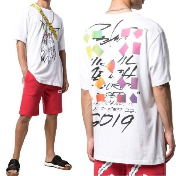 オフホワイト　フューチュラ　コラボ　tシャツ M