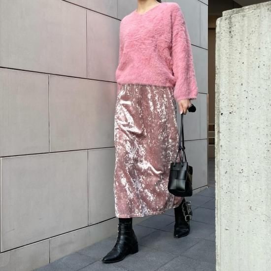 todayful ペンシルベロアスカート TODAYFUL (トゥデイフル）Pencil Velour Skirt 即日発送 SALE