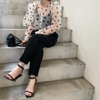 チュールギャザーフリル ブラウス|ANAYI OFFICIAL ONLINE STORE