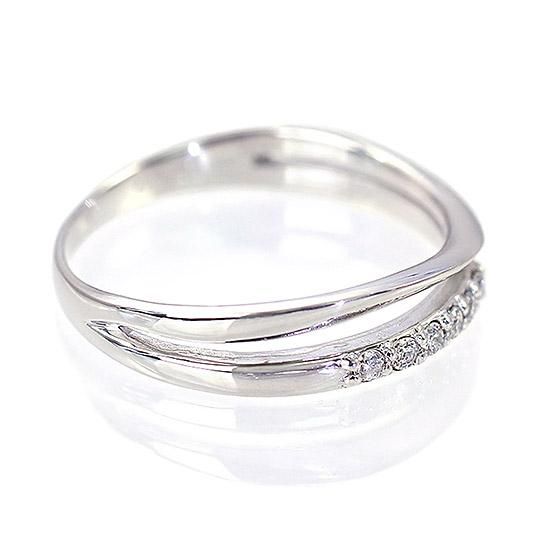 4月誕生石のアクセサリー K18WG 4月誕生石 ダイヤモンド ピンキー