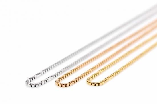 ふくかん　k18ネックレス　ベネチアンチェーン　チェーンリング K18 イエローゴールド ベネチアン チェーン ロングネックレス