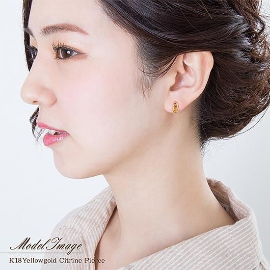 ✨最高級✨k18.gp✨百合✨ドロップピアス✨ ドロップ ピアス K18YG 18k 18金 イエロー ゴールド 雫 露