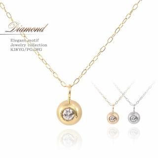 4月誕生石のアクセサリー K10PG ダイヤモンド 4月の誕生石