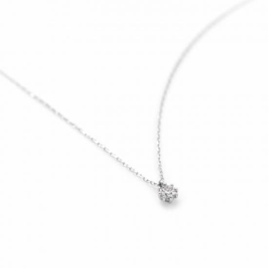 K10WG ネックレス Amazon | ブルートパーズ ダイヤモンド ネックレス K10WG(10金