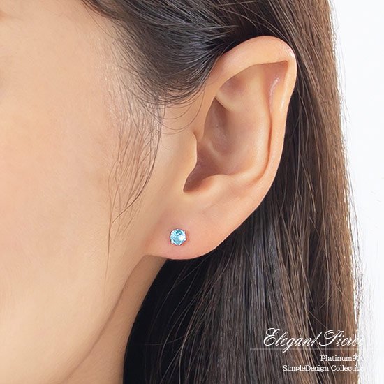 女性へのプレゼント Pt900 誕生石 ピアス プラチナ900 宝石を12か月の誕生石から選べる 【JewelryROLA/ジュエリー ローラ公式通販サイト】