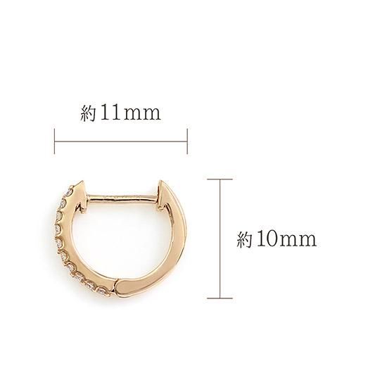 K18PG ダイヤモンドピアス 楽天市場】K18YG/WG/PG【0.40ct】ダイヤモンド フープ ピアス