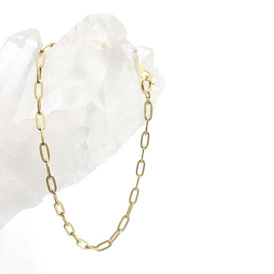 彼女へのプレゼント K18YG チェーンブレスレット 18金イエローゴールド