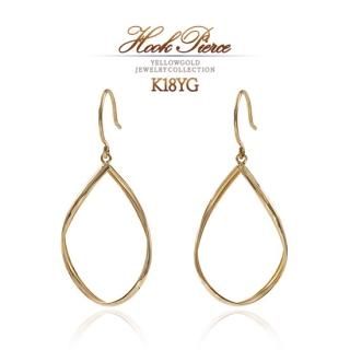 アクセサリーのプレゼント K18YG ひし形 ピアス 18金イエロー アクセサリーのプレゼント K18YG ひし形 ピアス 18金イエロー