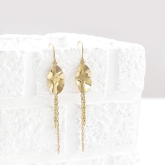 K18 18金 18k フックピアス クロス　ペア⑤♡ クロスピアス 18金 アレルギー対応 レディース シンプル つけっ
