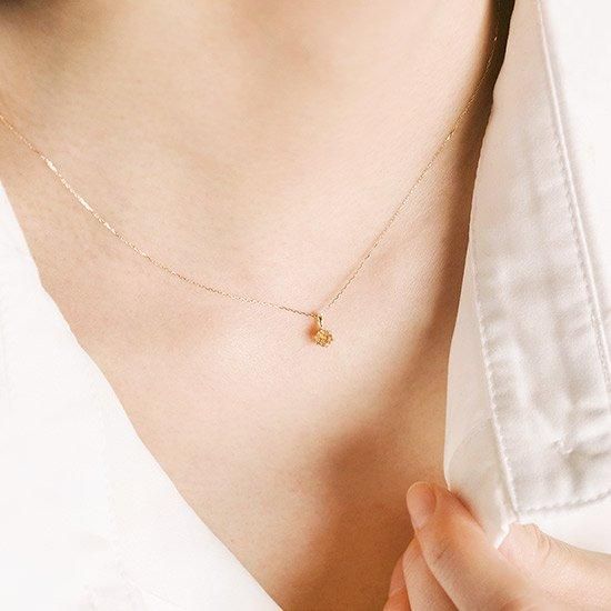 11月誕生石のアクセサリー K10YG シトリン ネックレス 11月の 11月誕生石のアクセサリー K10YG シトリン ネックレス 11月の