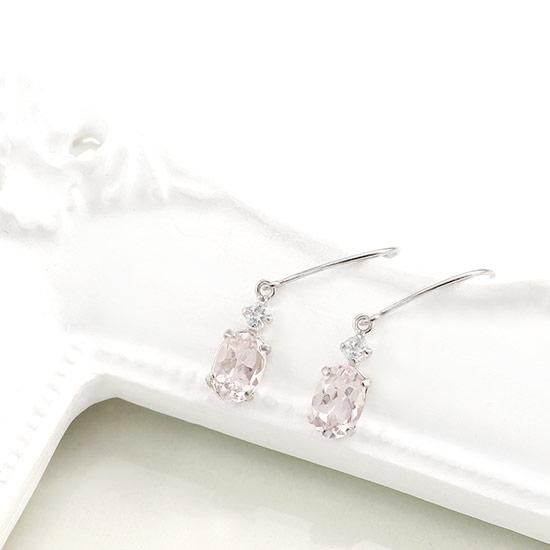 白妙◆ムーンカービング✧フローライト/MOPダブレットストーンピアス 白妙様専用◇ムーンカービング✧フローライト/MOPダブレット