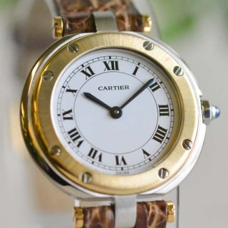 Cartier カルティエ｜サントス｜クォーツ｜レディース アンティーク時計
