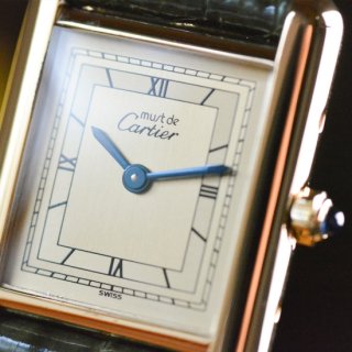 <img class='new_mark_img1' src='https://img.shop-pro.jp/img/new/icons47.gif' style='border:none;display:inline;margin:0px;padding:0px;width:auto;' />Cartier カルティエ｜マストタンク SM｜クォーツ・1980年代製｜レディース アンティーク時計