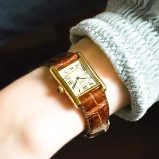 <img class='new_mark_img1' src='https://img.shop-pro.jp/img/new/icons47.gif' style='border:none;display:inline;margin:0px;padding:0px;width:auto;' />Cartier カルティエ｜マストタンク SM｜クォーツ｜レディース アンティーク時計