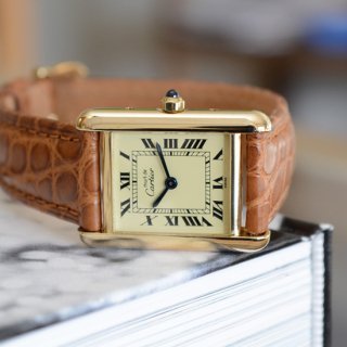 Cartier カルティエ｜マストタンク SM｜クォーツ・1990年代製｜レディース アンティーク時計
