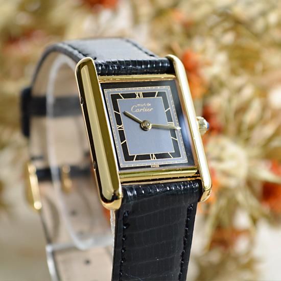 Cartier カルティエ マストタンク SM クオーツベルト幅15mm