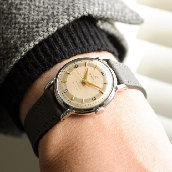 セイコー SEIKO・手巻き・1956年製[ラウンドケース] アンティーク時計 