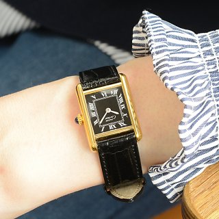 Cartier カルティエ マストタンク Sv925 手巻き 腕時計