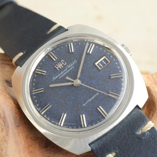 62500円 稼働品 希少 IWC ブルーマーブル Ref.815 Cal.8541