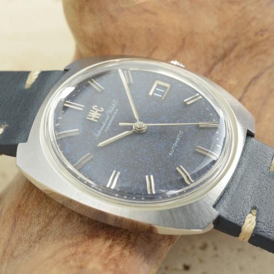 62500円 稼働品 希少 IWC ブルーマーブル Ref.815 Cal.8541