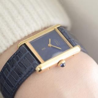 <img class='new_mark_img1' src='https://img.shop-pro.jp/img/new/icons47.gif' style='border:none;display:inline;margin:0px;padding:0px;width:auto;' />Cartier カルティエ｜マストタンク SM｜手巻き・1970年代製｜レディース アンティーク時計