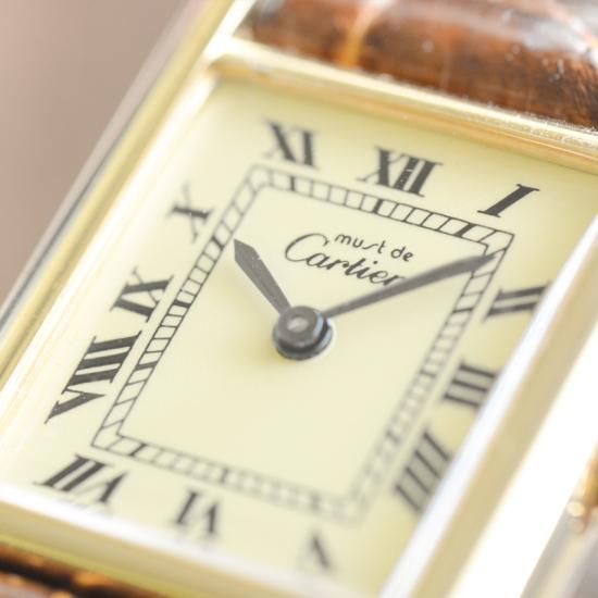 カルティエ must tank マストタンクSM [手巻き・cal.2512-1]1970年代製