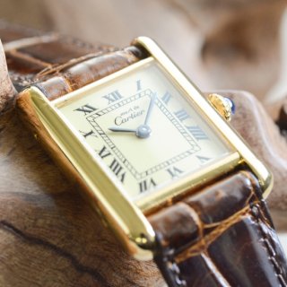 Cartier カルティエ｜マストタンク SM｜手巻き・1970年代製｜レディース アンティーク時計