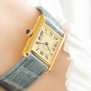 Cartier 置時計 手巻きLe Must de Cartier アンティーク Cartier 置時計 手巻きLe Must de Cartier アンティーク