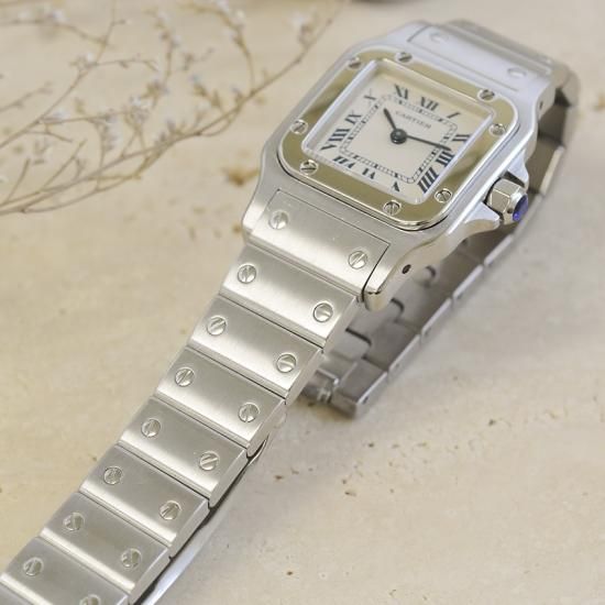 Cartier カルティエ　サントスガルべSM 　レディース　Vintage カルティエ Cartier｜サントスガルベ SM｜クォーツ・1990年代製