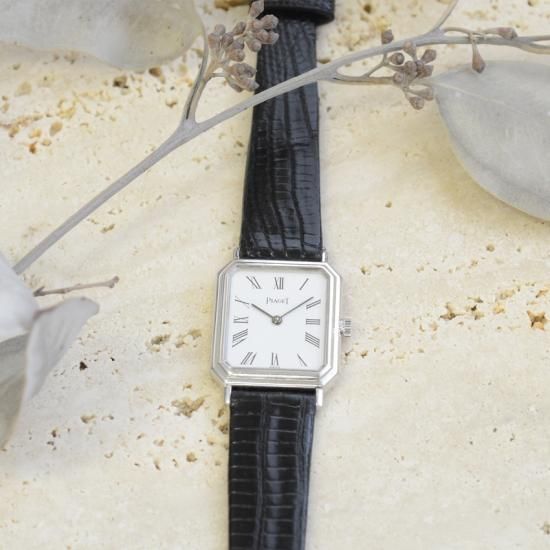 ピアジェ PIAGET・クォーツ・スクエア・18KWG ・1980年代 ピアジェ PIAGET・クォーツ・スクエア・18KWG ・1980年代