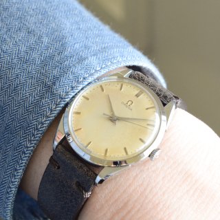 OMEGA オメガ｜ラウンドケース｜手巻き・1950年代製｜メンズアンティーク時計
