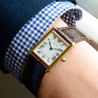 Cartier カルティエ｜タンク ルイカルティエ LM｜クォーツ・1980年代製｜メンズ アンティーク時計
