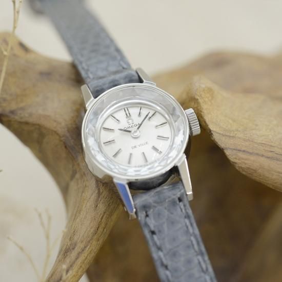 正規品【動作確認済み】OMEGA DeVille/動作良好 カットガラス
