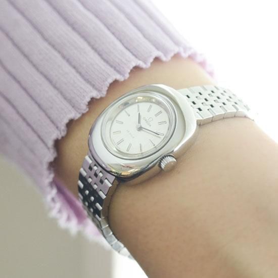 OMEGA DE VILLE オメガ 手巻き 腕時計 レディース オメガ デビル DE VILLE レクタンギュラー レディース 手巻き