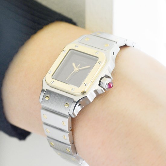 カルティエ cartier｜サントスカレSM｜ 自動巻き・1970年代 