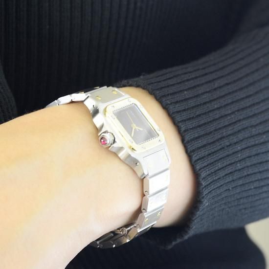 カルティエ cartier|サントスカレSM| 自動巻き・1970年代 カルティエ cartier|サントスカレSM| 自動巻き・1970年代