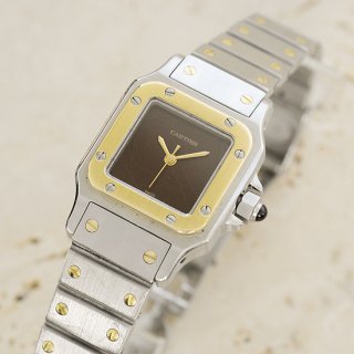 Cartier カルティエ｜サントスガルベSM ｜クォーツ・1970年代製｜レディース アンティーク時計