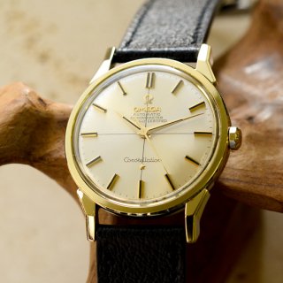 OMEGA オメガ｜コンステレーション｜18Kキャップゴールド・クロノメーター｜自動巻き・1962年頃製｜メンズアンティーク時計
