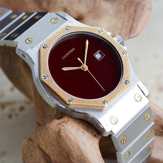 カルティエ Cartier｜サントスオクタゴンLM ｜自動巻き・1980年代 