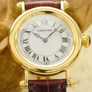 <img class='new_mark_img1' src='https://img.shop-pro.jp/img/new/icons47.gif' style='border:none;display:inline;margin:0px;padding:0px;width:auto;' />Cartier カルティエ｜ディアボロ1460・18K・LM｜手巻式 ・1990年代製｜レディース ＆ メンズ（LM）アンティーク時計