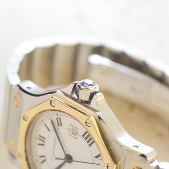 カルティエ Cartier|サントスオクタゴン LM|自動巻き・1980 カルティエ Cartier|サントスオクタゴン LM|自動巻き・1980