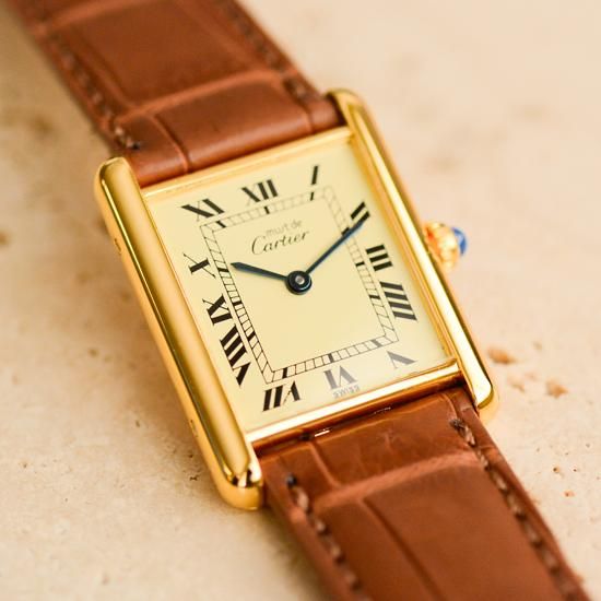 カルティエ　マストタンク　LM　クォーツ カルティエ cartier｜マストタンク LM｜クォーツ・1980年代製