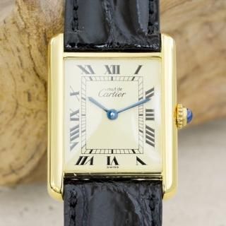 <img class='new_mark_img1' src='https://img.shop-pro.jp/img/new/icons47.gif' style='border:none;display:inline;margin:0px;padding:0px;width:auto;' />Cartier カルティエ｜マストタンク LM｜クォーツ・1980年代製｜メンズ アンティーク時計