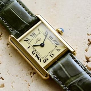 <img class='new_mark_img1' src='https://img.shop-pro.jp/img/new/icons47.gif' style='border:none;display:inline;margin:0px;padding:0px;width:auto;' />Cartier カルティエ｜マストタンク SM｜クォーツ・1980年代製｜レディース アンティーク時計